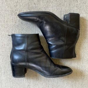 Madewell Black Leather Boots